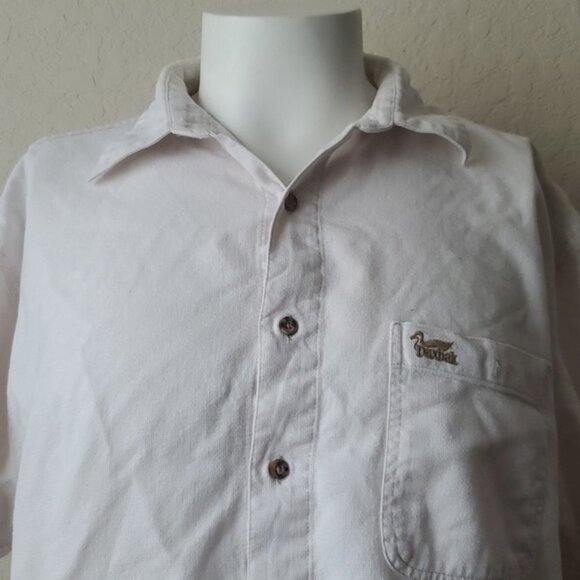VTG 100% Cotton Duxbak Camp Shirt Size Large - Picture 4 of 14